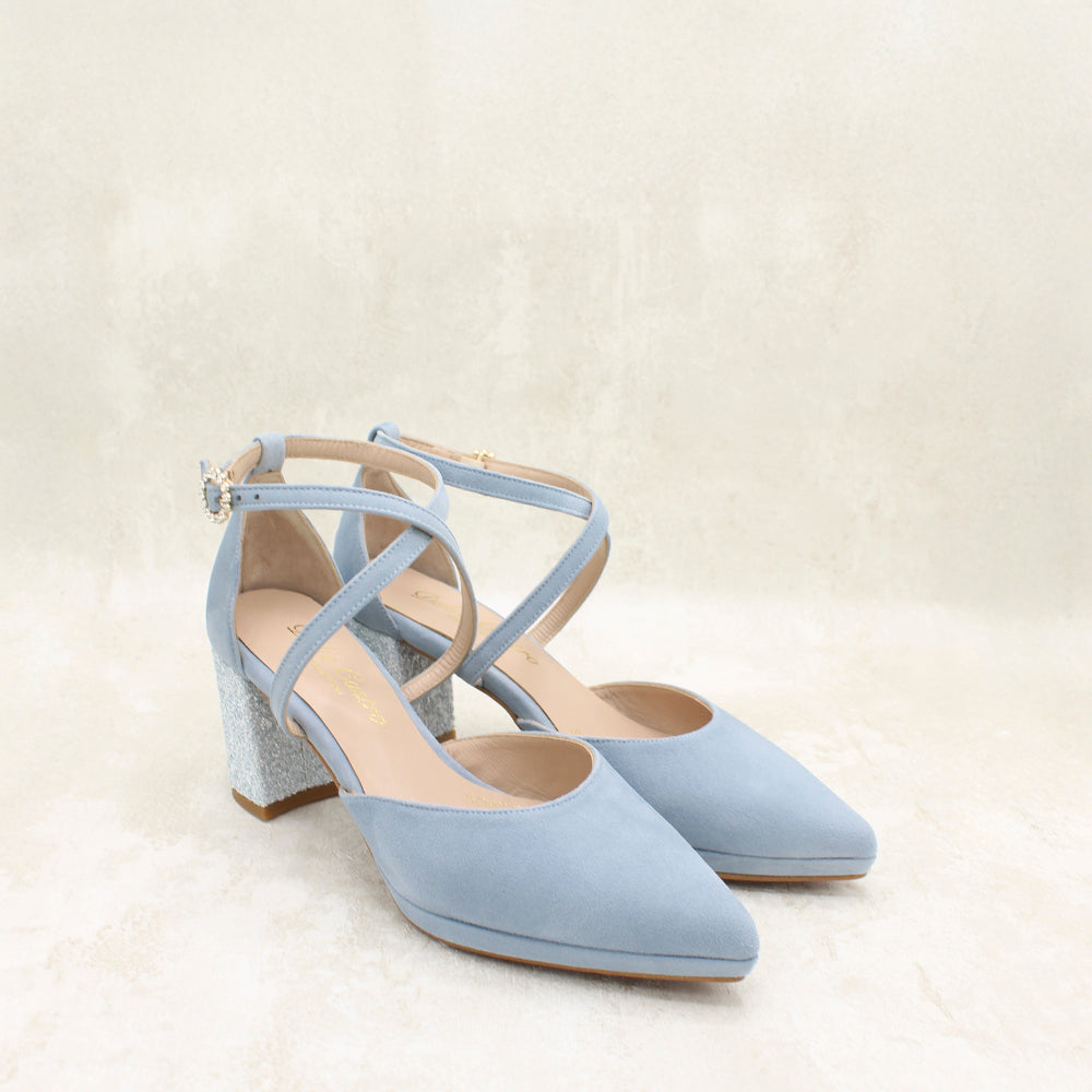 ANTE IBIZA, TACON GLITTER PEARLY