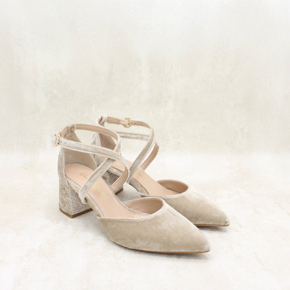 CLAUDIA 5 VELVET TAUPE, BRDO