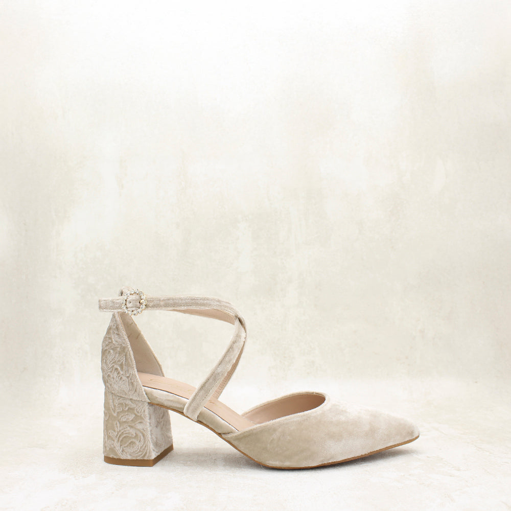 CLAUDIA 5 VELVET TAUPE, BRDO