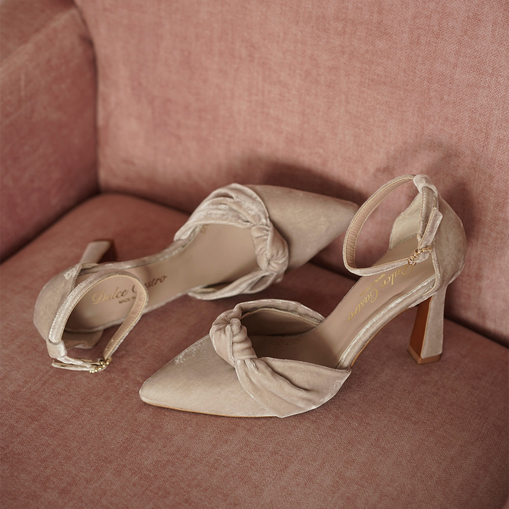 NICOLETTA 9 VELVET TAUPE