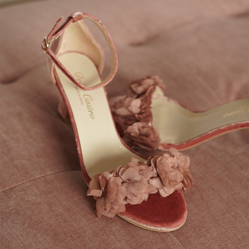 MARIETA 7 VELVET ROSADO
