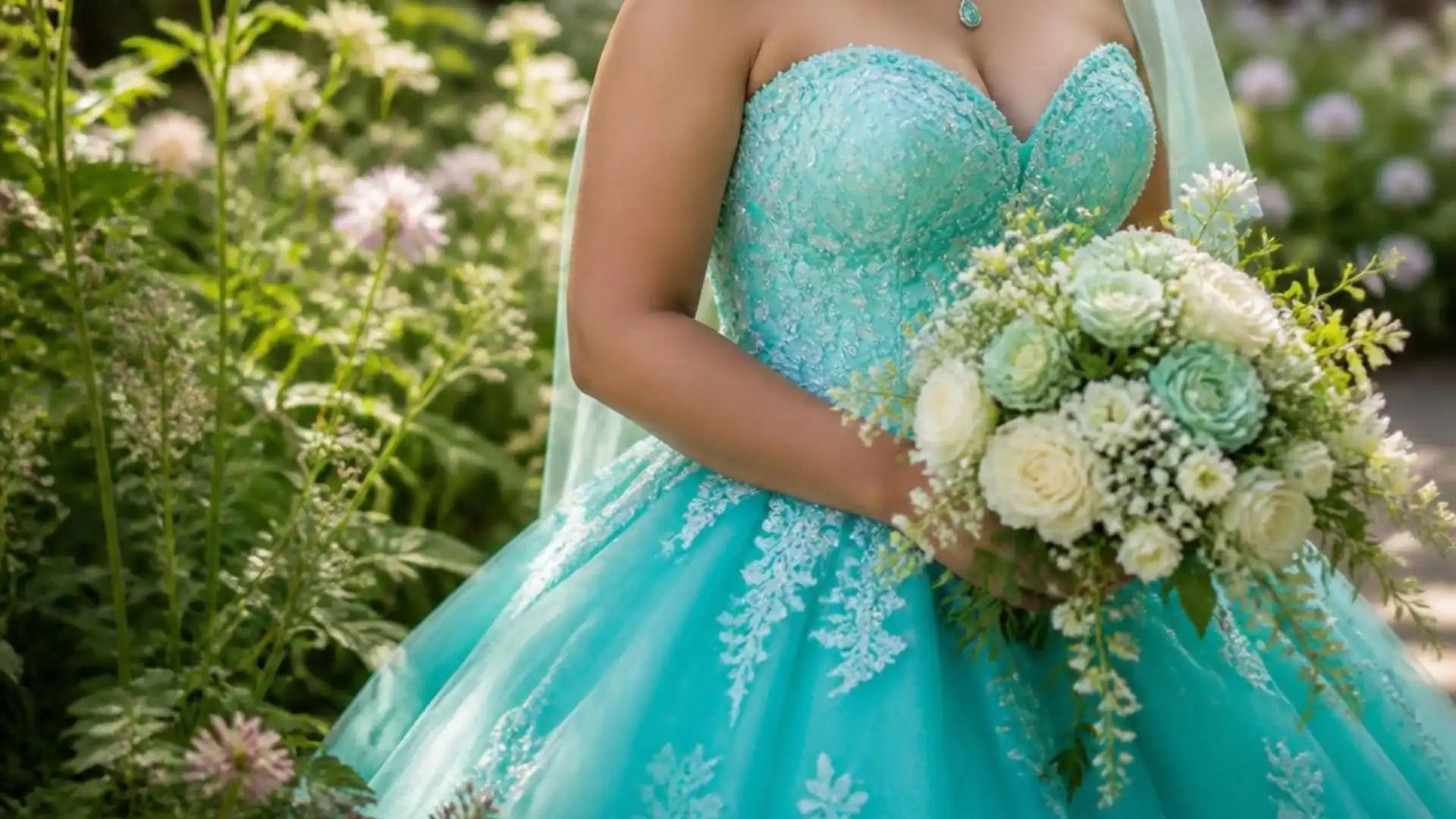 Color de zapatos que combinan con un vestido turquesa