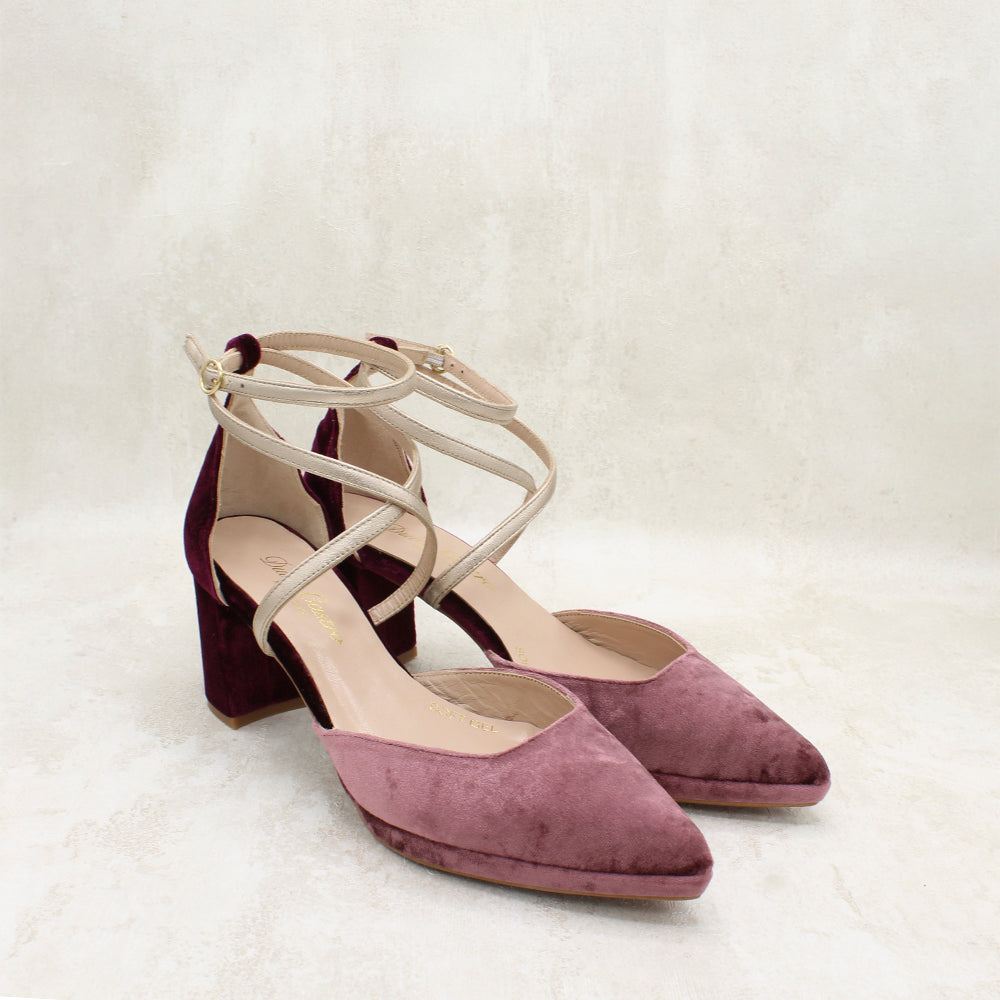 VELVET CIRUELA, VELVET BURDEOS, METAL SILK