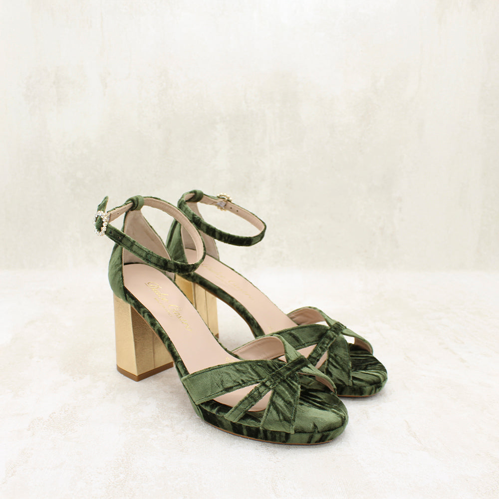 VELVET LINDA VERDE, METAL IVORY