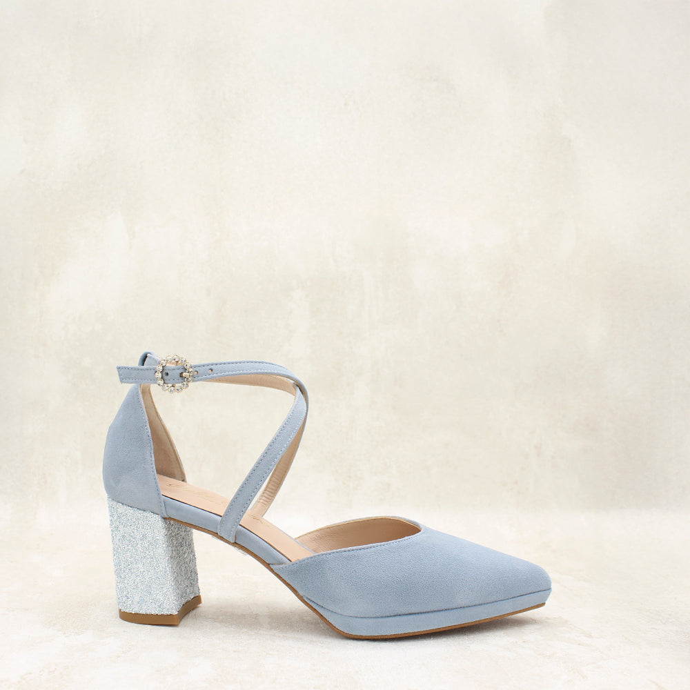 CLAUDIA 7 ANTE IBIZA, TACON GLITTER