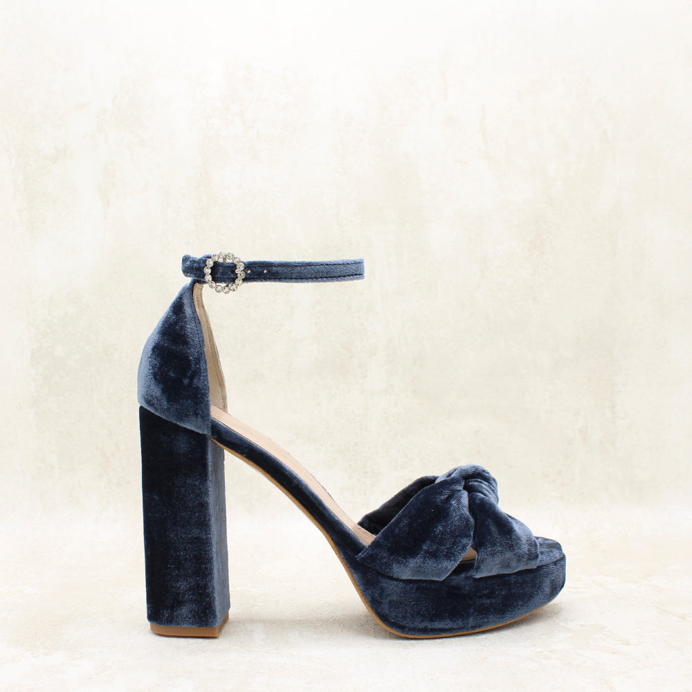 NICOLE 11 VELVET INDIGO