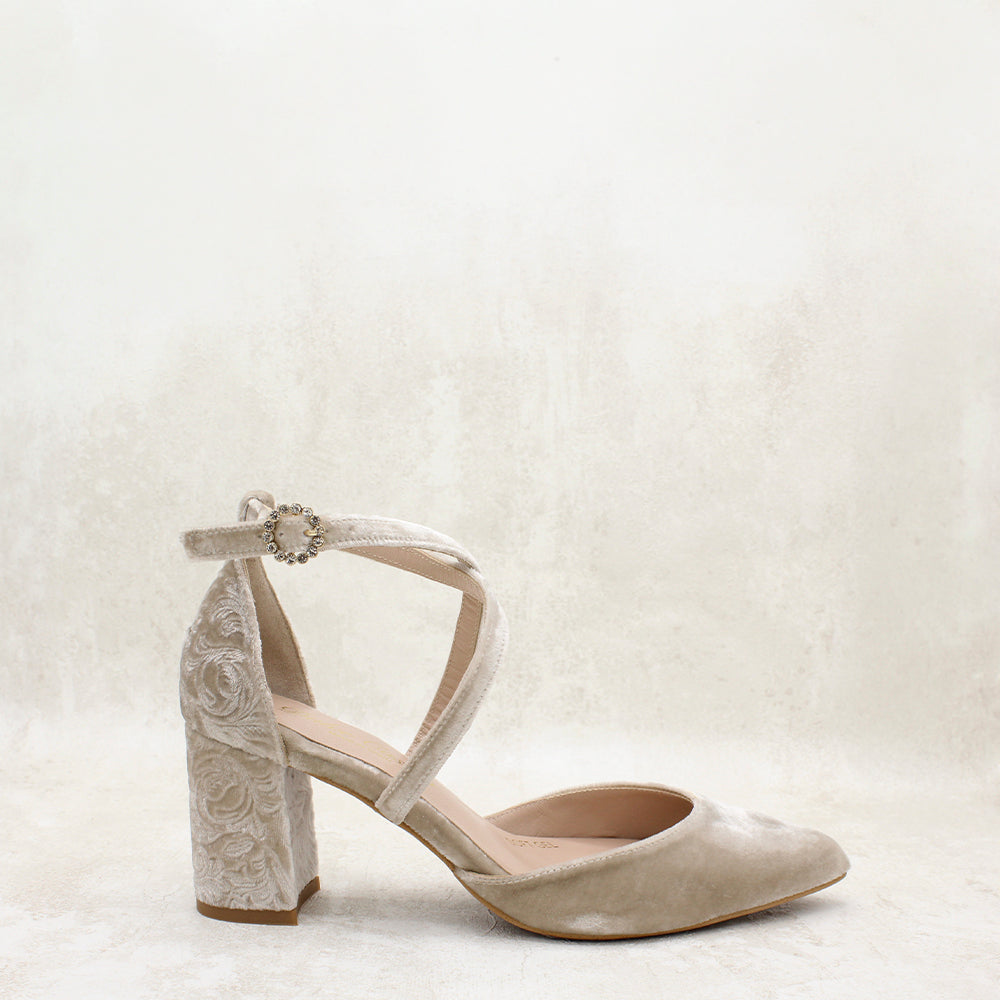 CLAUDIA 7 VELVET TAUPE, BRDO