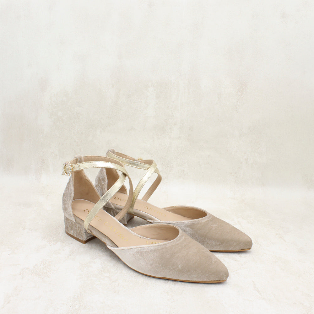 CLAUDIA 3 VELVET TAUPE, BRDO, METAL CAVA